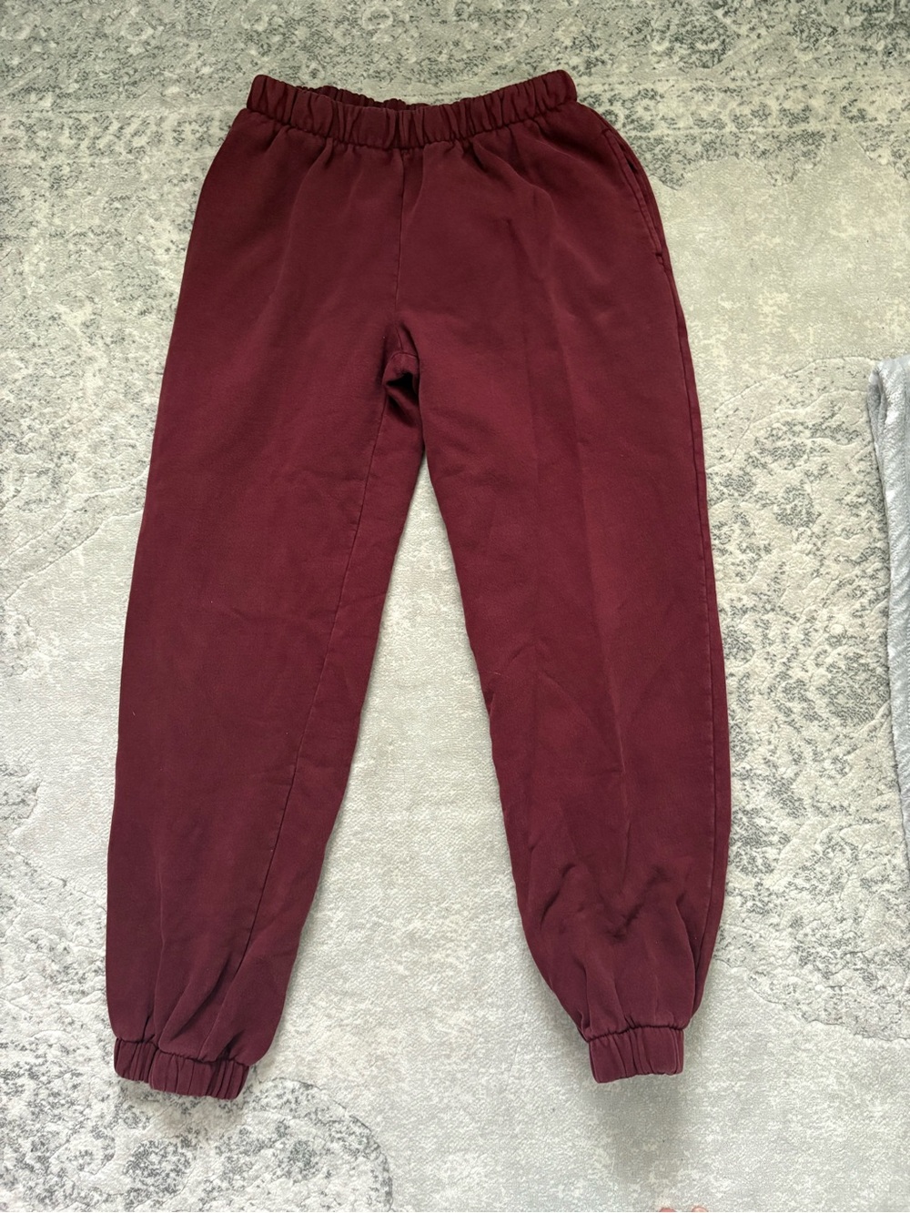 Brandy Melville Maroon Track Joggers